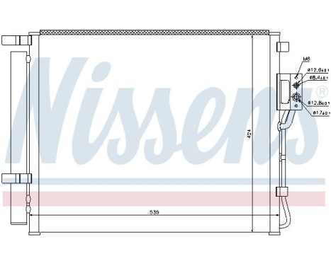Condenser, air conditioning 940209 Nissens, Image 6