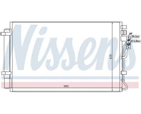 Condenser, air conditioning 940216 Nissens, Image 6