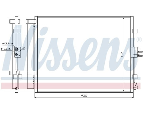 Condenser, air conditioning 940217 Nissens, Image 6