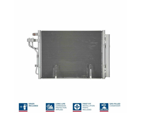 Condenser, air conditioning 940219 Nissens, Image 4