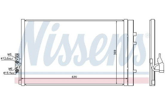 Condenser, air conditioning 940226 Nissens, Image 2