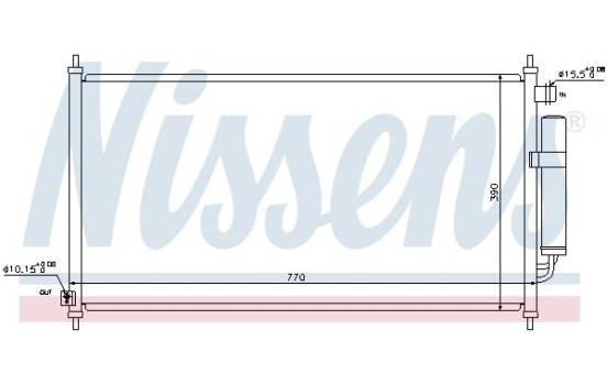 Condenser, air conditioning 940237 Nissens, Image 6