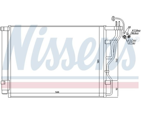 Condenser, air conditioning 940245 Nissens, Image 5