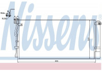 Condenser, air conditioning 940250 Nissens