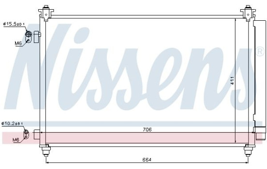 Condenser, air conditioning 940253 Nissens, Image 6