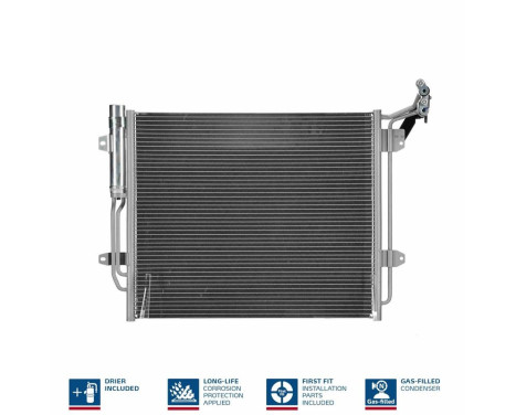 Condenser, air conditioning 940256 Nissens, Image 3