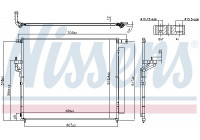 Condenser, air conditioning 940266 Nissens