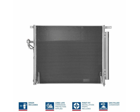 Condenser, air conditioning 940266 Nissens, Image 2