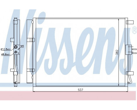 Condenser, air conditioning 940267 Nissens, Image 2