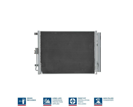 Condenser, air conditioning 940267 Nissens, Image 3