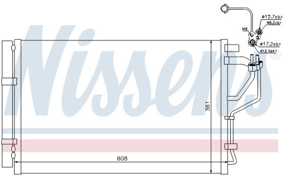 Condenser, air conditioning 940268 Nissens, Image 2