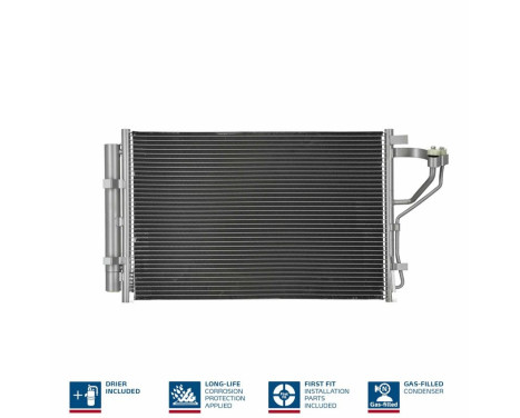 Condenser, air conditioning 940268 Nissens, Image 3