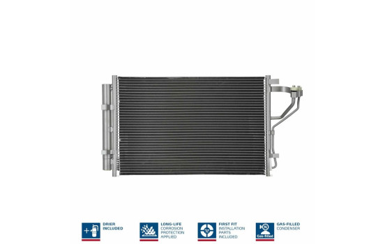 Condenser, air conditioning 940268 Nissens, Image 3