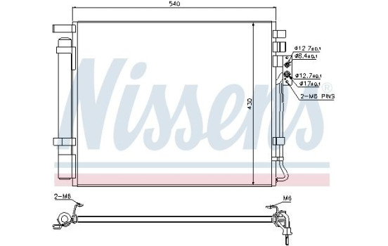Condenser, air conditioning 940272 Nissens, Image 6