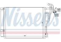 Condenser, air conditioning 940273 Nissens