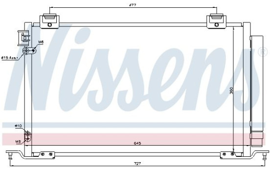 Condenser, air conditioning 940283 Nissens, Image 6