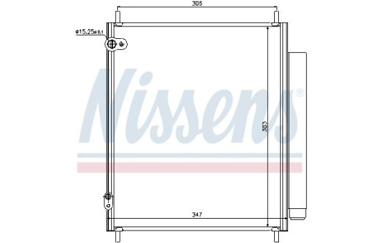 Condenser, air conditioning 940284 Nissens, Image 5