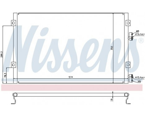 Condenser, air conditioning 940289 Nissens, Image 5