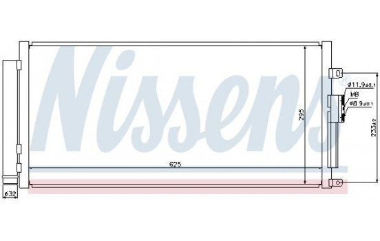Condenser, air conditioning 940291 Nissens, Image 6