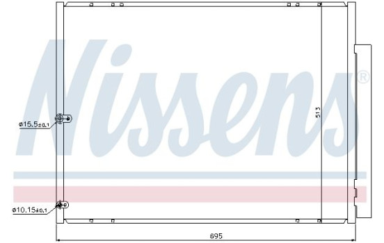 Condenser, air conditioning 940297 Nissens, Image 5