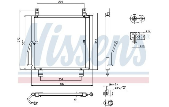 Condenser, air conditioning 940301 Nissens, Image 6