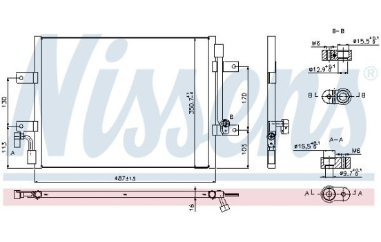 Condenser, air conditioning 940311 Nissens, Image 5
