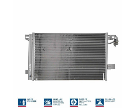 Condenser, air conditioning 940345 Nissens, Image 3