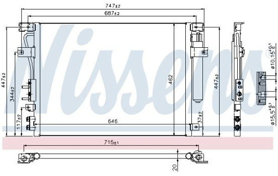 Condenser, air conditioning 940348 Nissens, Image 6