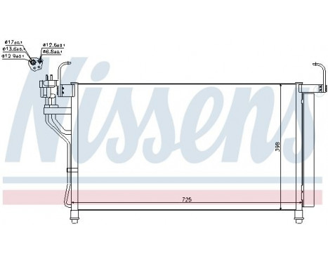 Condenser, air conditioning 940350 Nissens, Image 6