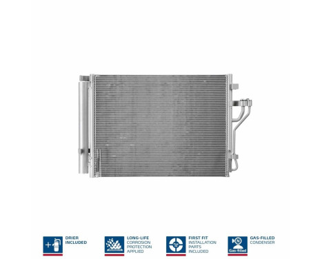 Condenser, air conditioning 940353 Nissens, Image 3