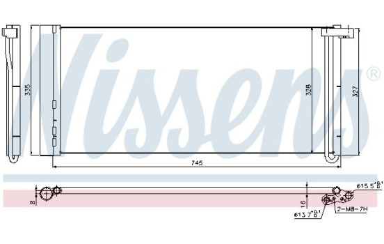 Condenser, air conditioning 940358 Nissens