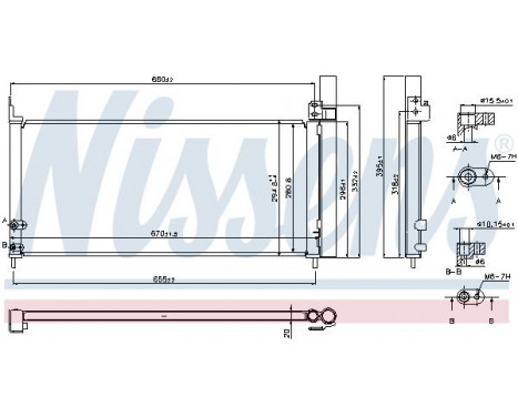 Condenser, air conditioning 940361 Nissens, Image 6