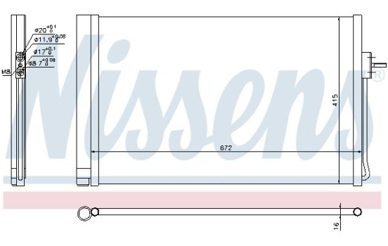 Condenser, air conditioning 940364 Nissens, Image 6