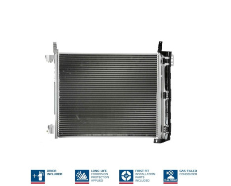 Condenser, air conditioning 940372 Nissens, Image 3