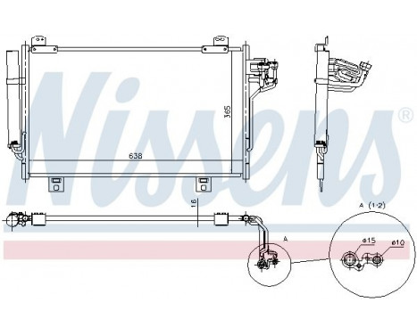 Condenser, air conditioning 940387 Nissens, Image 6