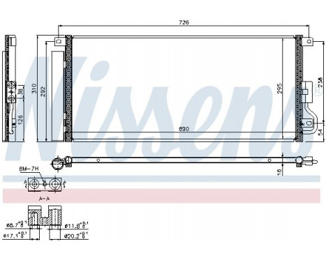 Condenser, air conditioning 940390 Nissens, Image 2
