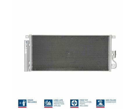 Condenser, air conditioning 940390 Nissens, Image 3