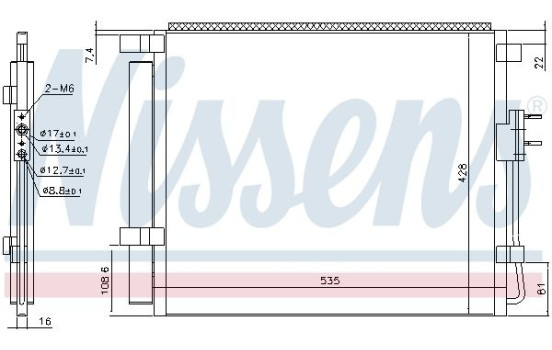 Condenser, air conditioning 940391 Nissens, Image 6