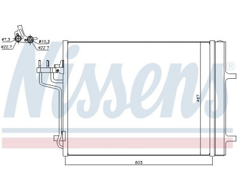 Condenser, air conditioning 940398 Nissens, Image 2