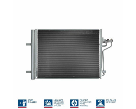 Condenser, air conditioning 940398 Nissens, Image 3