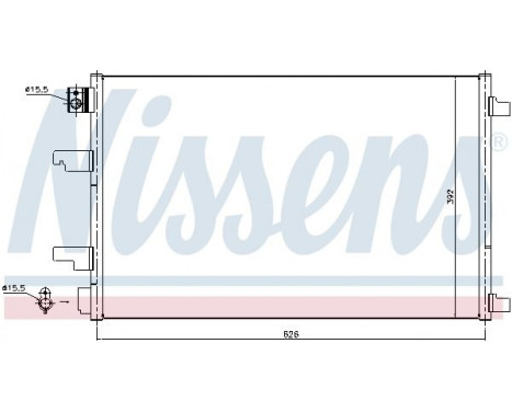 Condenser, air conditioning 940402 Nissens, Image 6