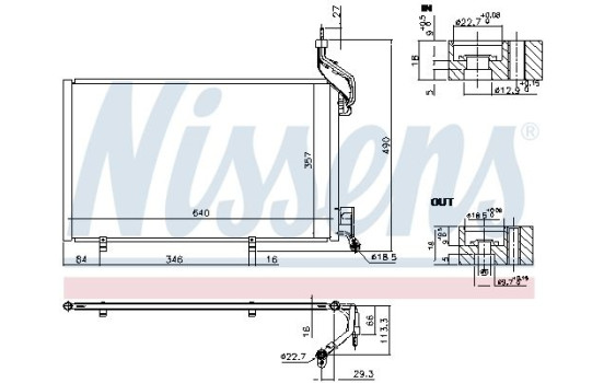 Condenser, air conditioning 940410 Nissens, Image 6