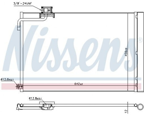 Condenser, air conditioning 940414 Nissens, Image 6