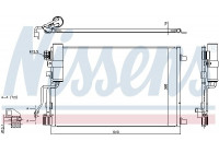 Condenser, air conditioning 940417 Nissens