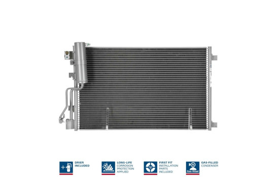 Condenser, air conditioning 940417 Nissens, Image 2