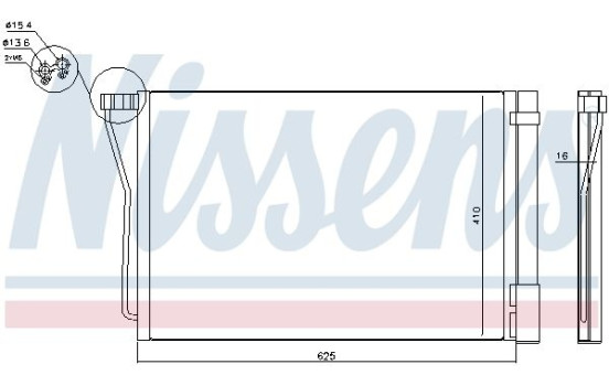 Condenser, air conditioning 940418 Nissens, Image 5