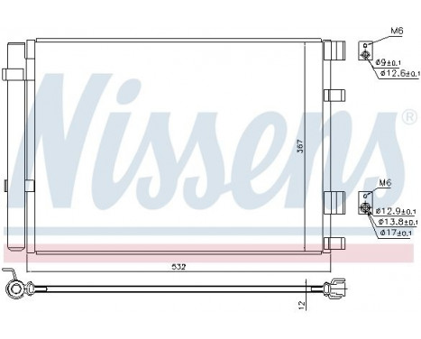 Condenser, air conditioning 940425 Nissens, Image 2