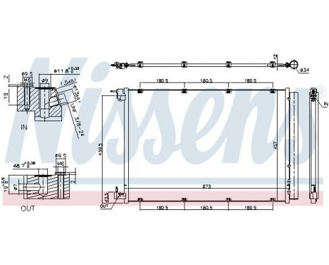 Condenser, air conditioning 940432 Nissens, Image 6