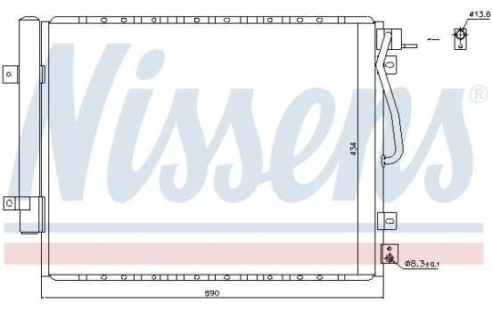 Condenser, air conditioning 940436 Nissens, Image 6