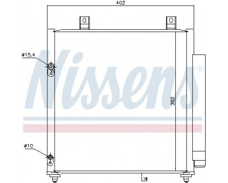 Condenser, air conditioning 940447 Nissens, Image 2
